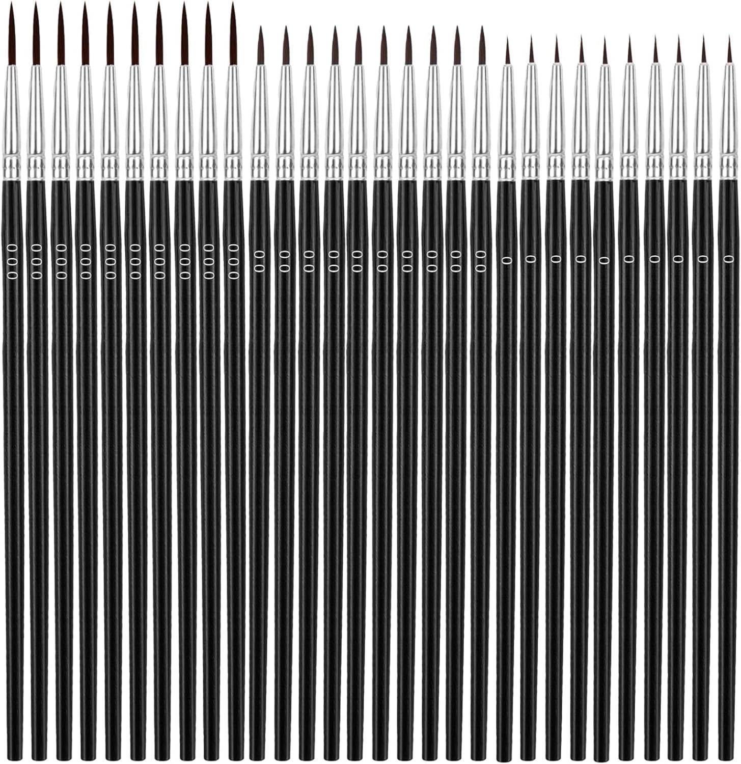 Detailing Brush Set - 30 Pcs Fine Detail Paint Brushes