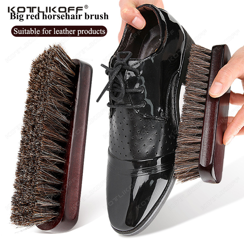 Premium Horsehair Shoe Brush F - Dirt Brush Interior recension och pris