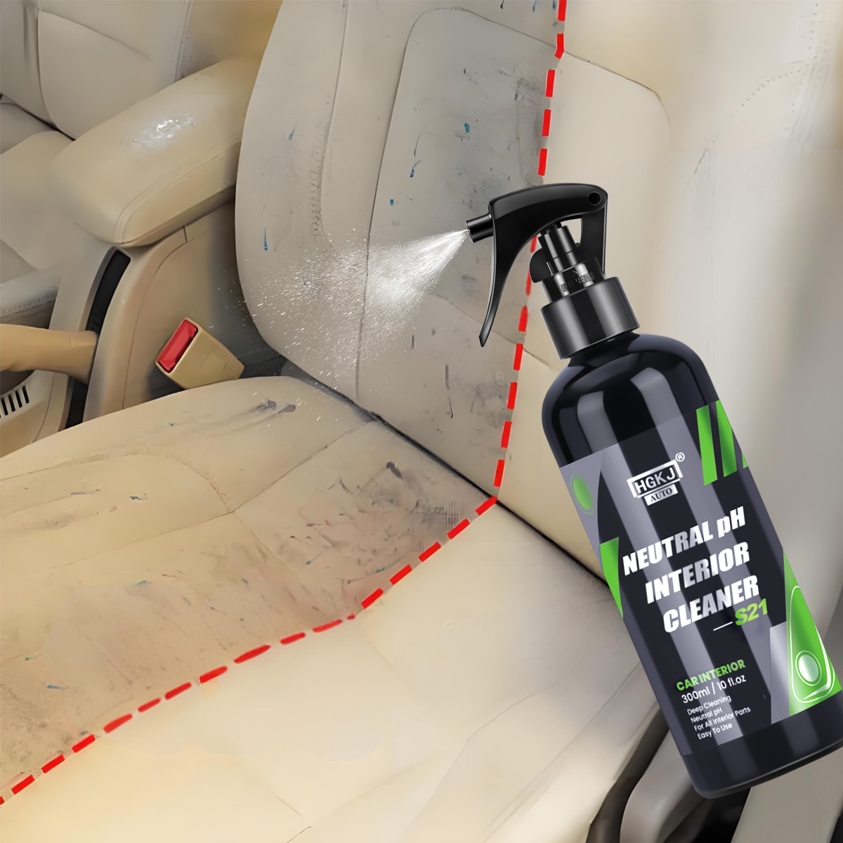 Car Interior Cleaner Agent Cei - Seat Cleaner Fabric recension och pris