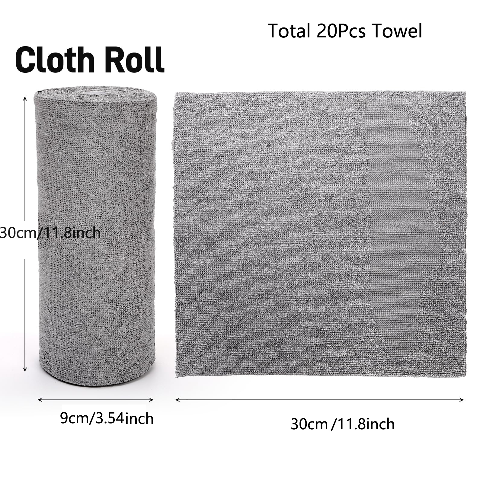 20 Pcs Microfiber Cleaning Clo - Microfiber Towel Detailing recension och pris
