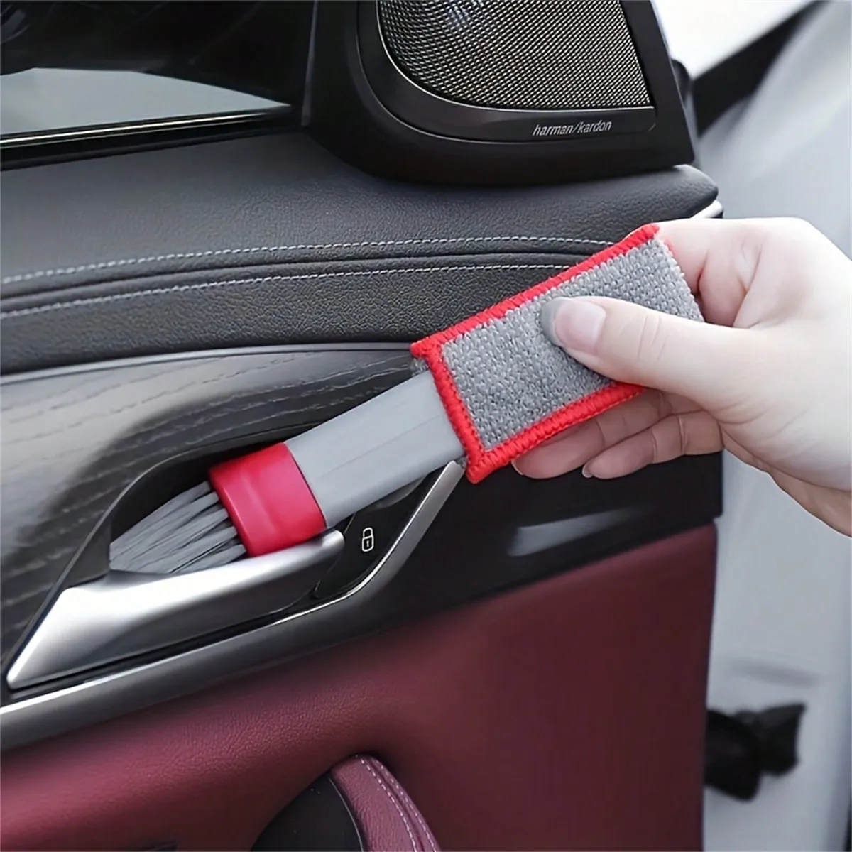 1pc Double-Headed Brush, Car A - Car Cleaning Brush recension och pris