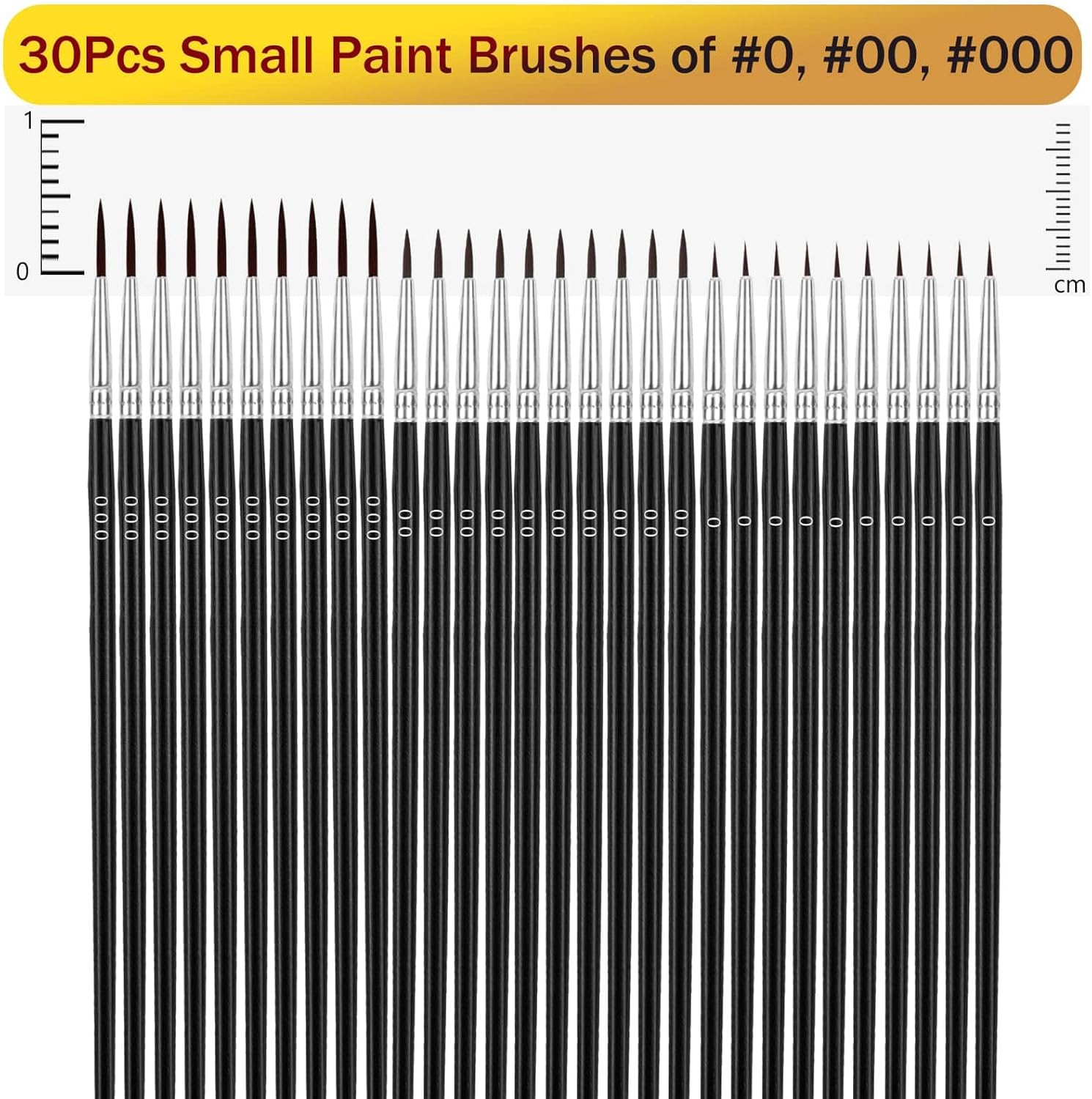 30 Pcs Fine Detail Paint Brush - Detailing Brush Set recension och pris