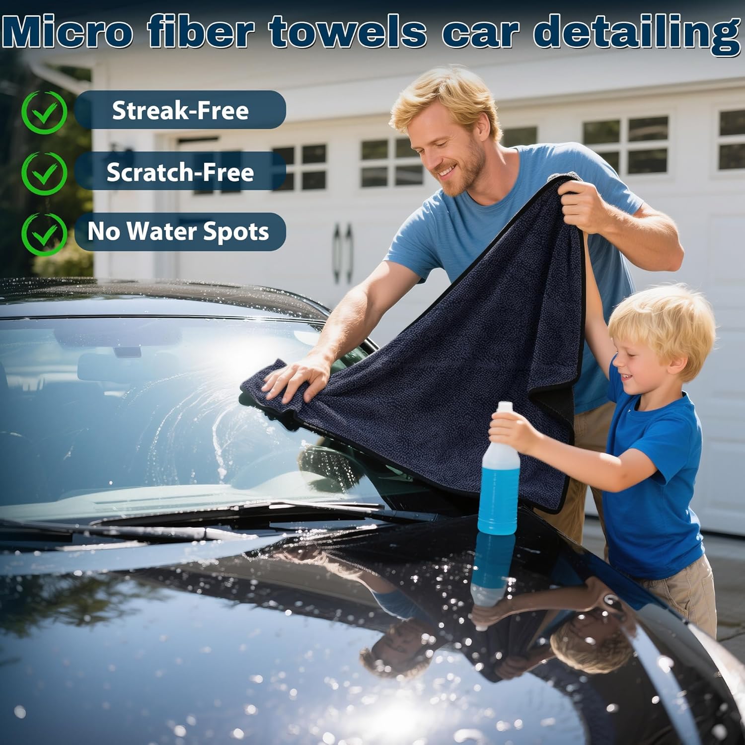4PCS Microfiber Car Drying Tow - Microfiber Towel Detailing recension och pris