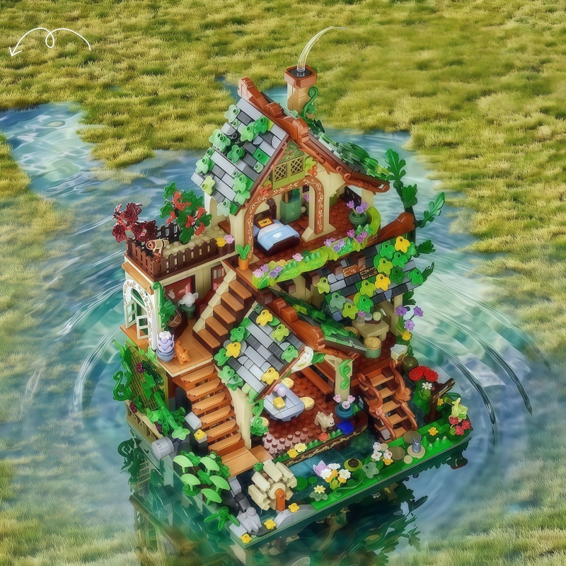 Whimsical Forest Elf Cottage B - Interior Detailing Kit recension och pris