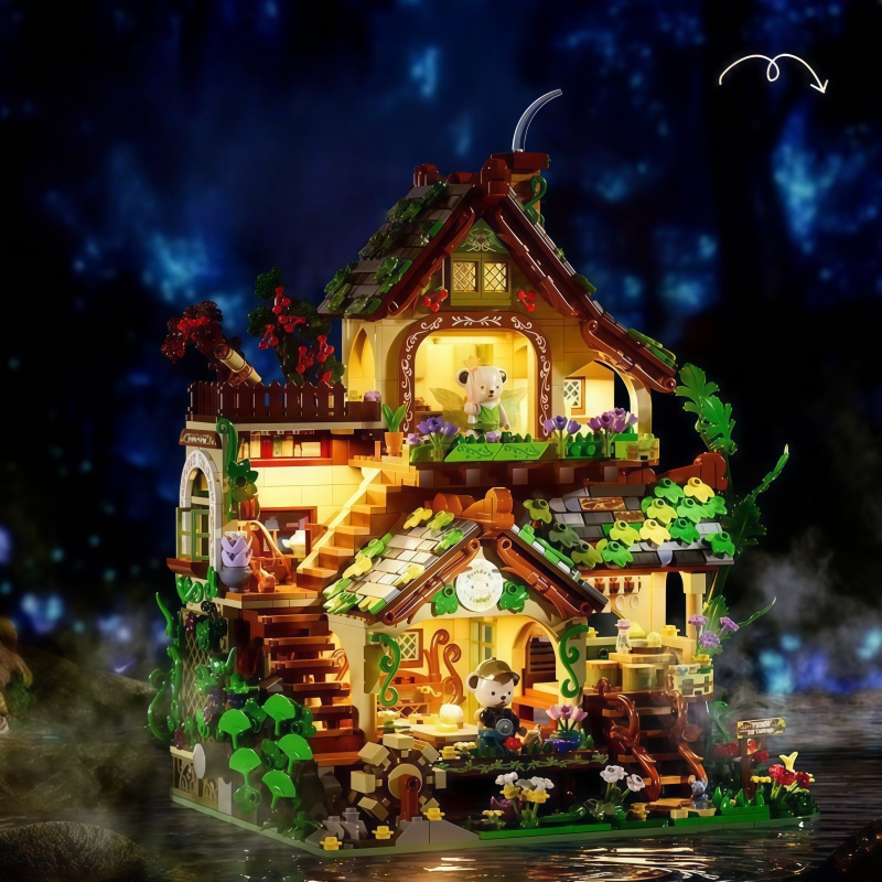 Whimsical Forest Elf Cottage B - Interior Detailing Kit recension och pris
