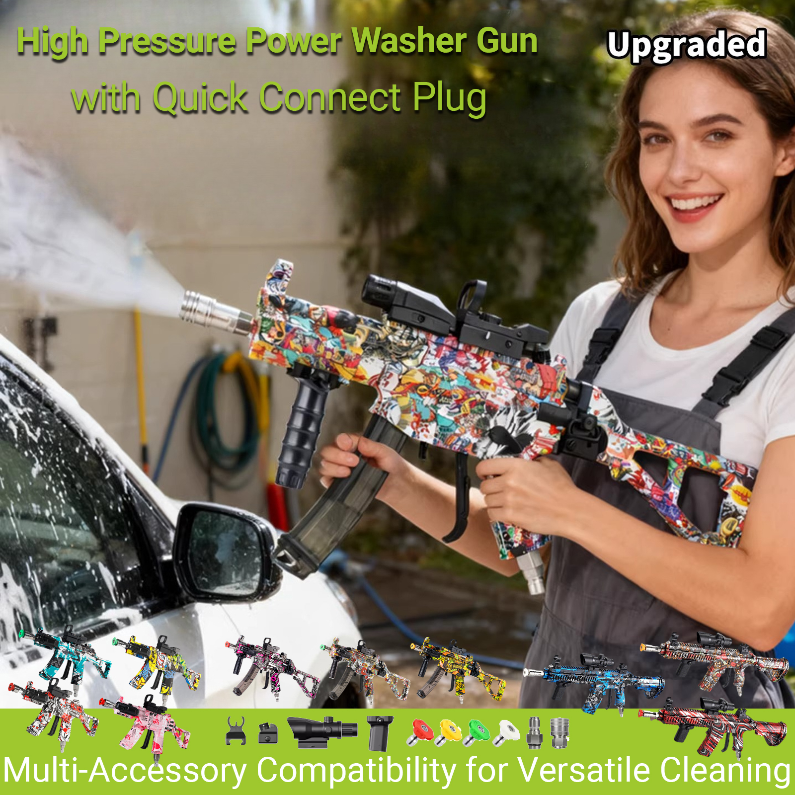 High Pressure Power Washer Gun - Pressure Washer Foam Gun recension och pris