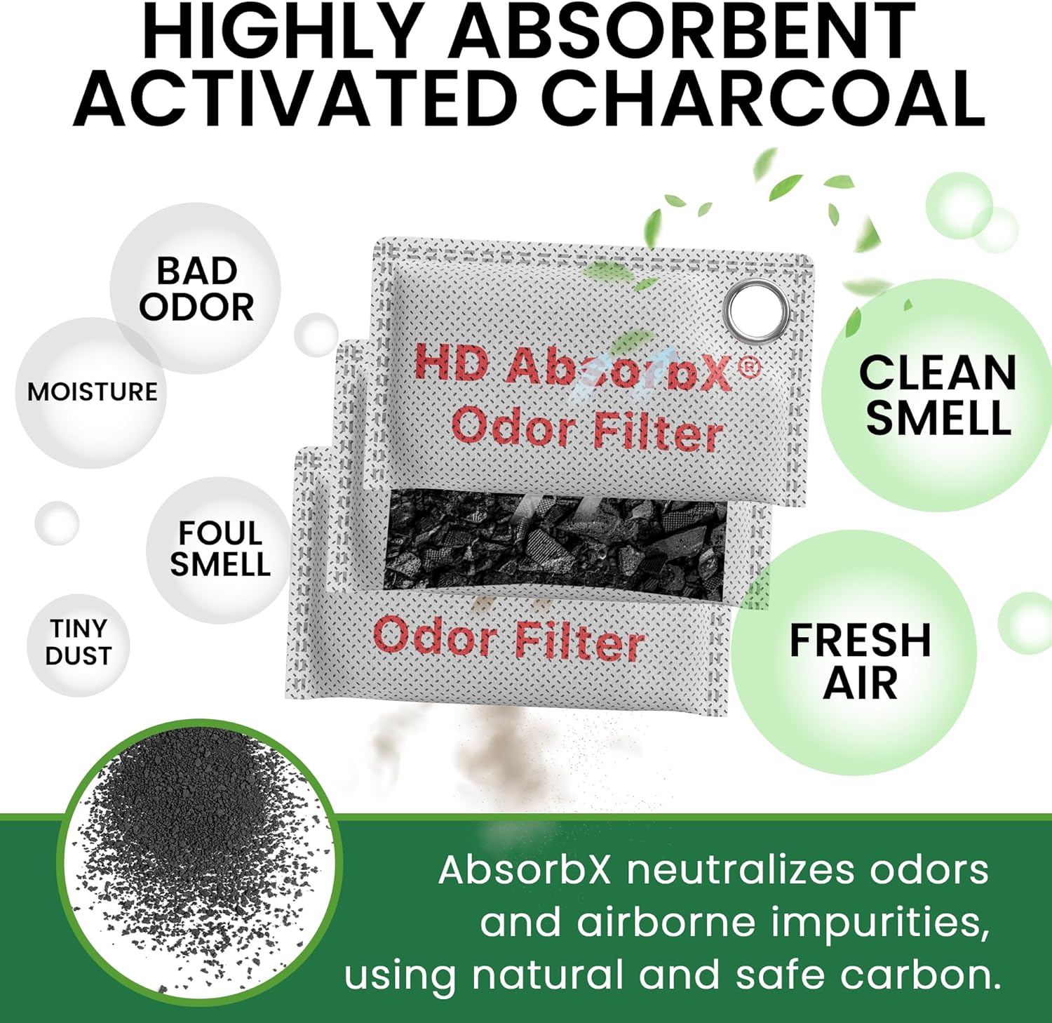 Activated Charcoal Air Purifyi - Odor Eliminator Car recension och pris