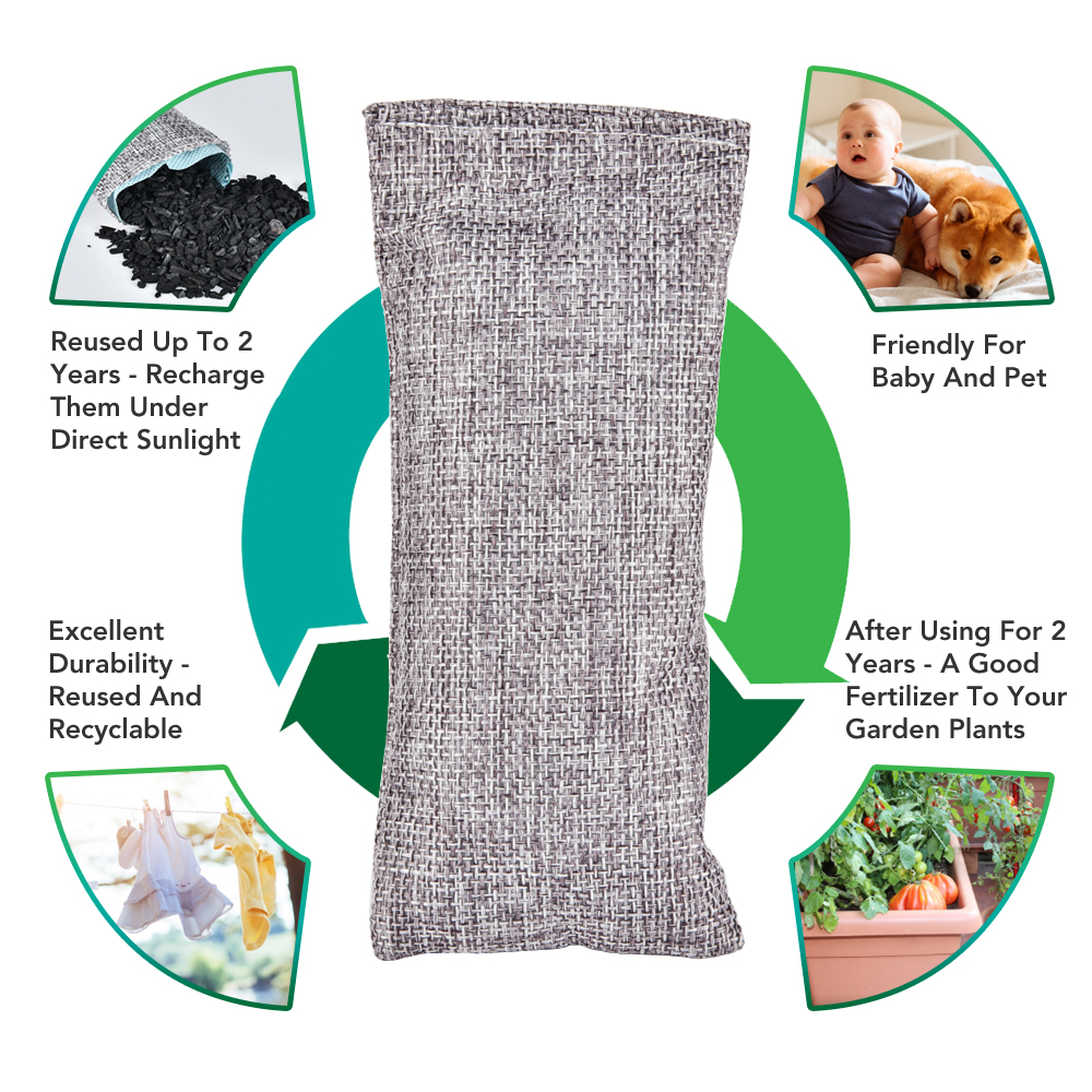 10pcs Natural Bamboo Charcoal  - Odor Eliminator Car recension och pris