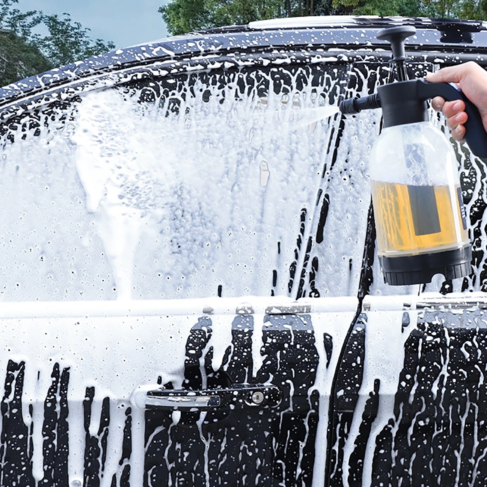 2L Hand Pump Foam Sprayer Hand - Foam Cannon Car Wash recension och pris