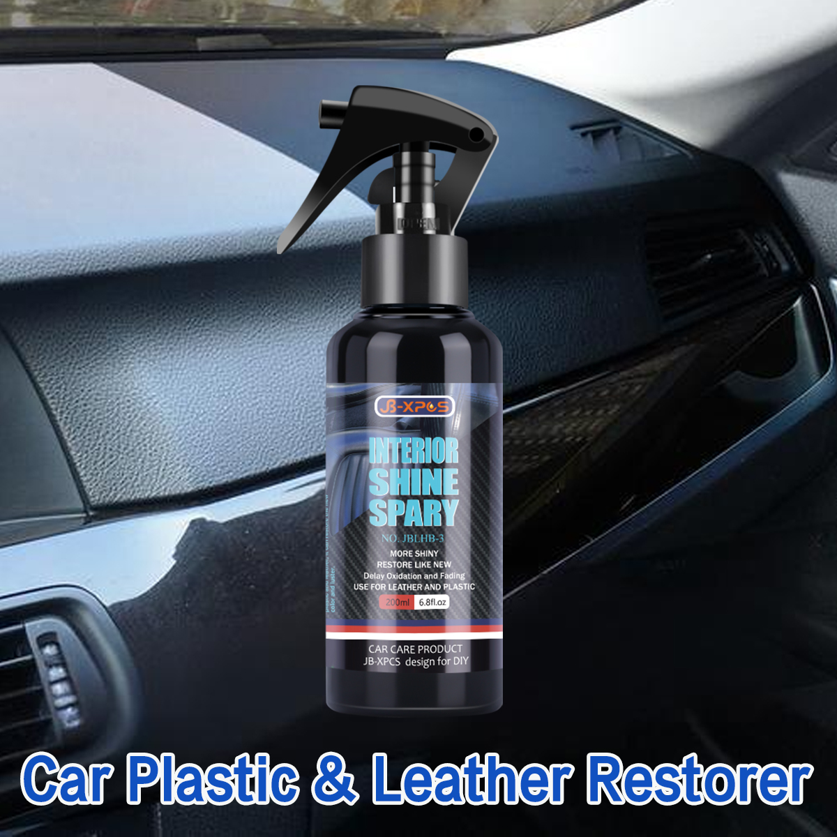 Car Plastic & Leather Restorer - Leather Cleaner Interior recension och pris