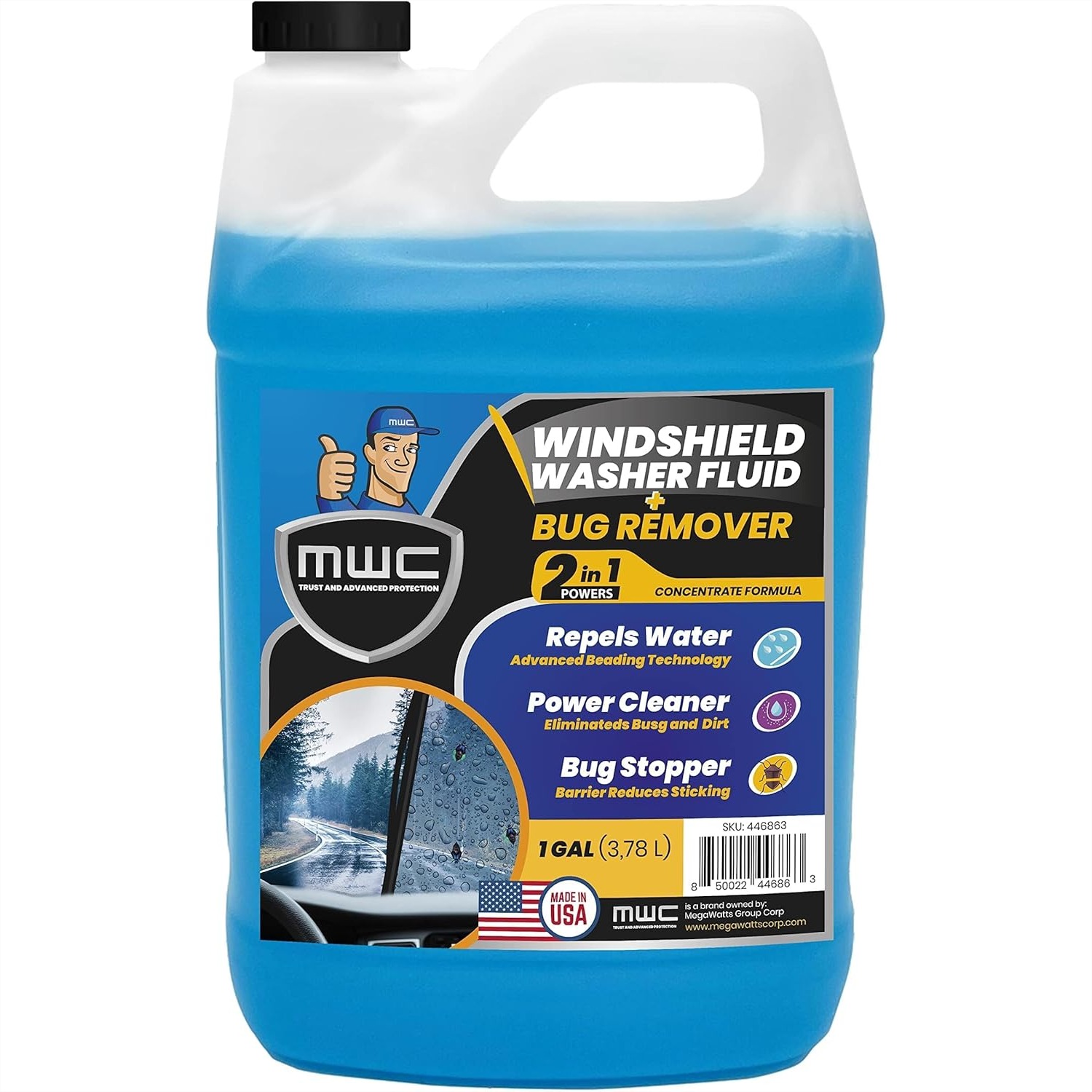 Windshield Washer Fluid, Ready - Glass Cleaner Streak recension och pris