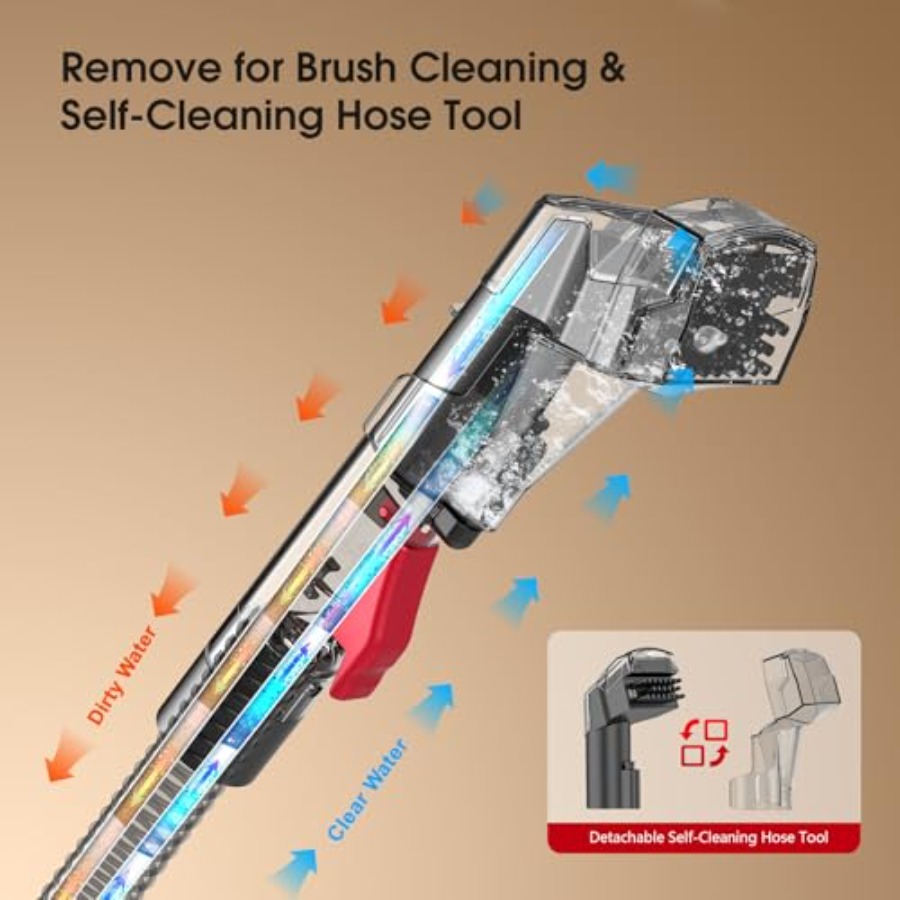 Portable Carpet Upholstery Cle - Car Cleaning Brush recension och pris