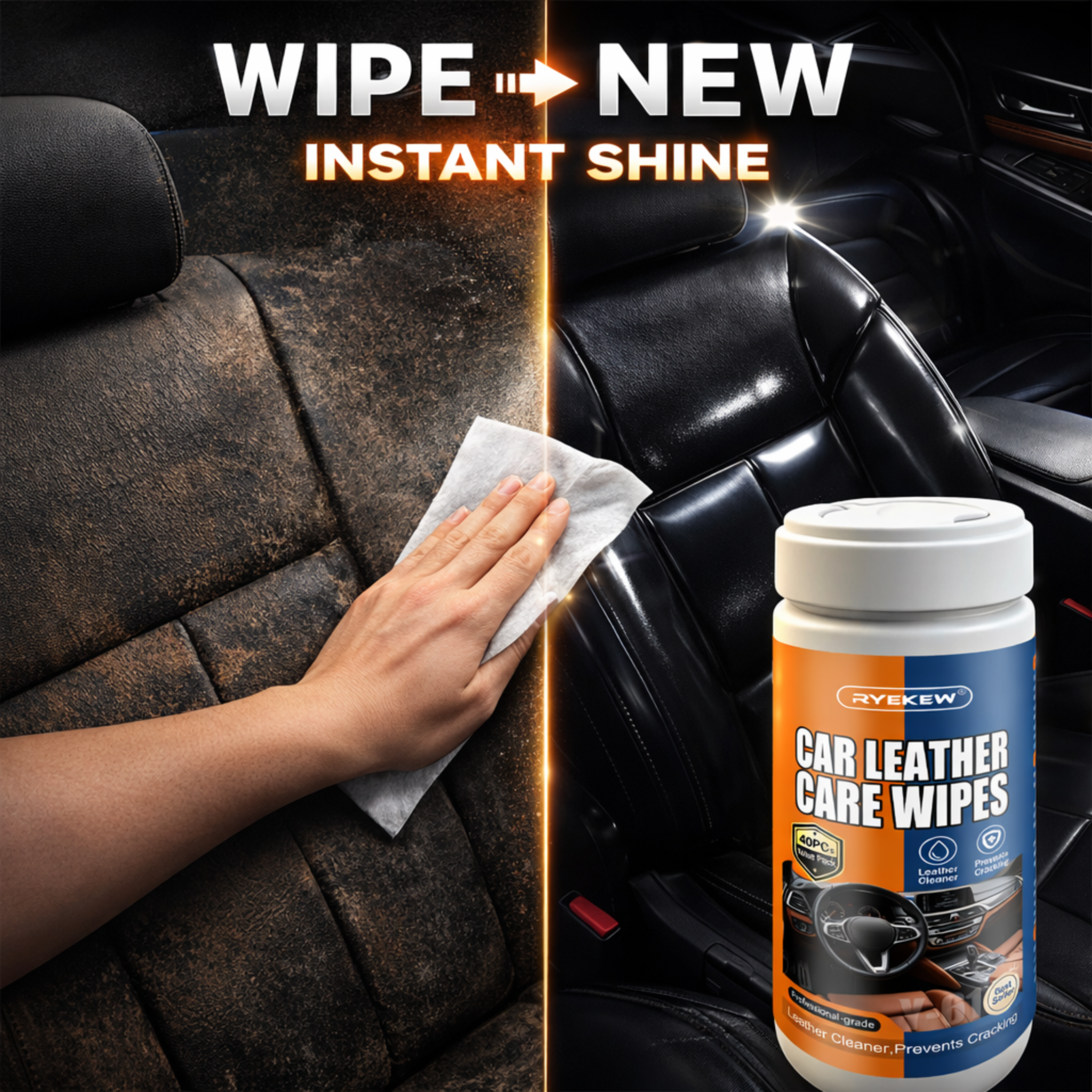 Car Plastic Trim Wipes, Quick  - Trim Restorer Plastic recension och pris