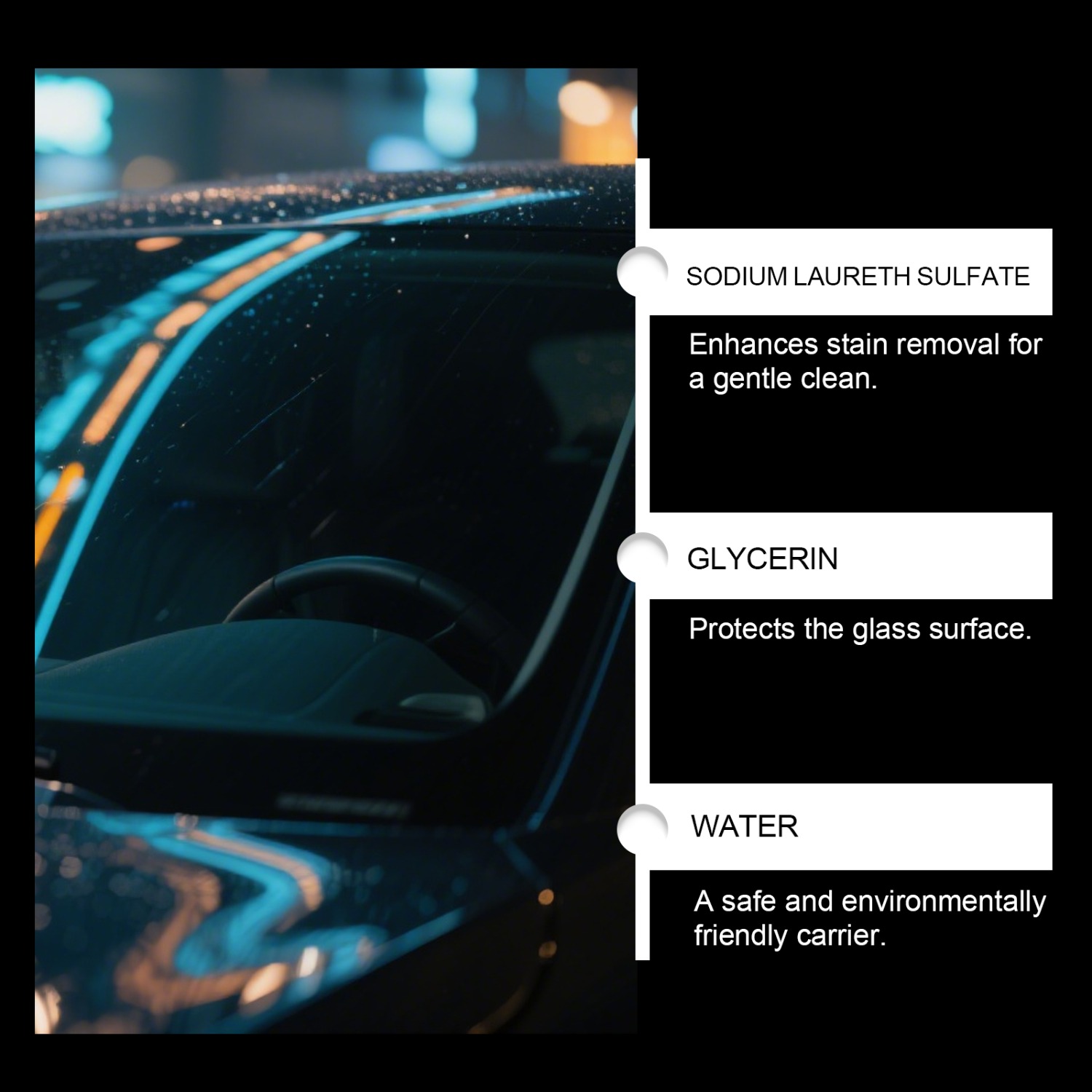 Car Glass Cleaner & Anti-Fog S - Glass Cleaner Streak recension och pris