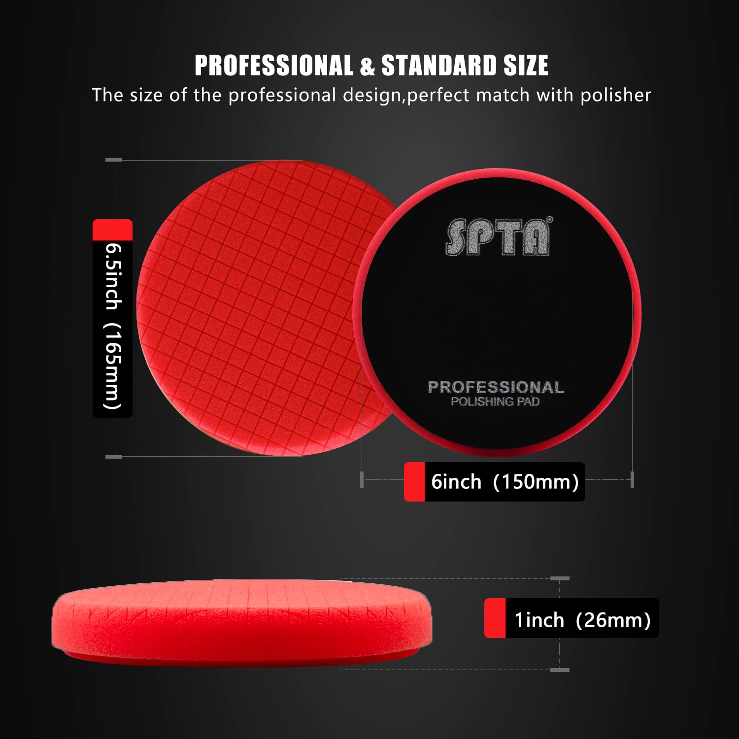 Red Ultra-Fine Polishing Pad S - Polish Pad Set Buffer recension och pris
