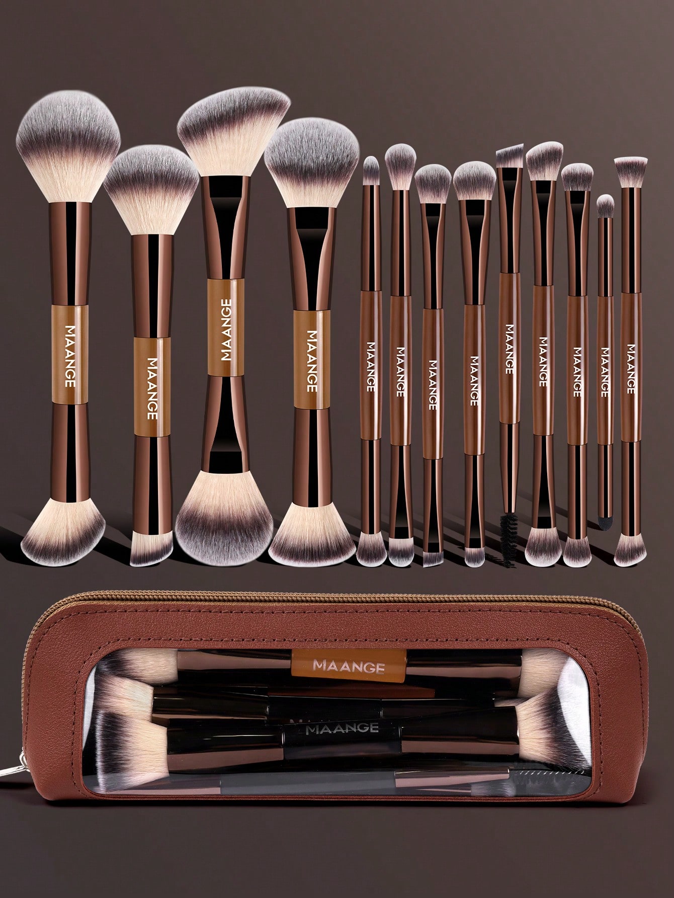 MAANGE 7pcs/9pcs/13pcs Dual-En - Detailing Brush Set recension och pris