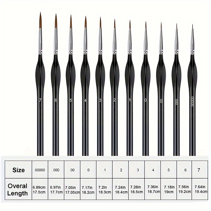 11pcs Fine Detail Paint Brush  - Detailing Brush Set recension och pris