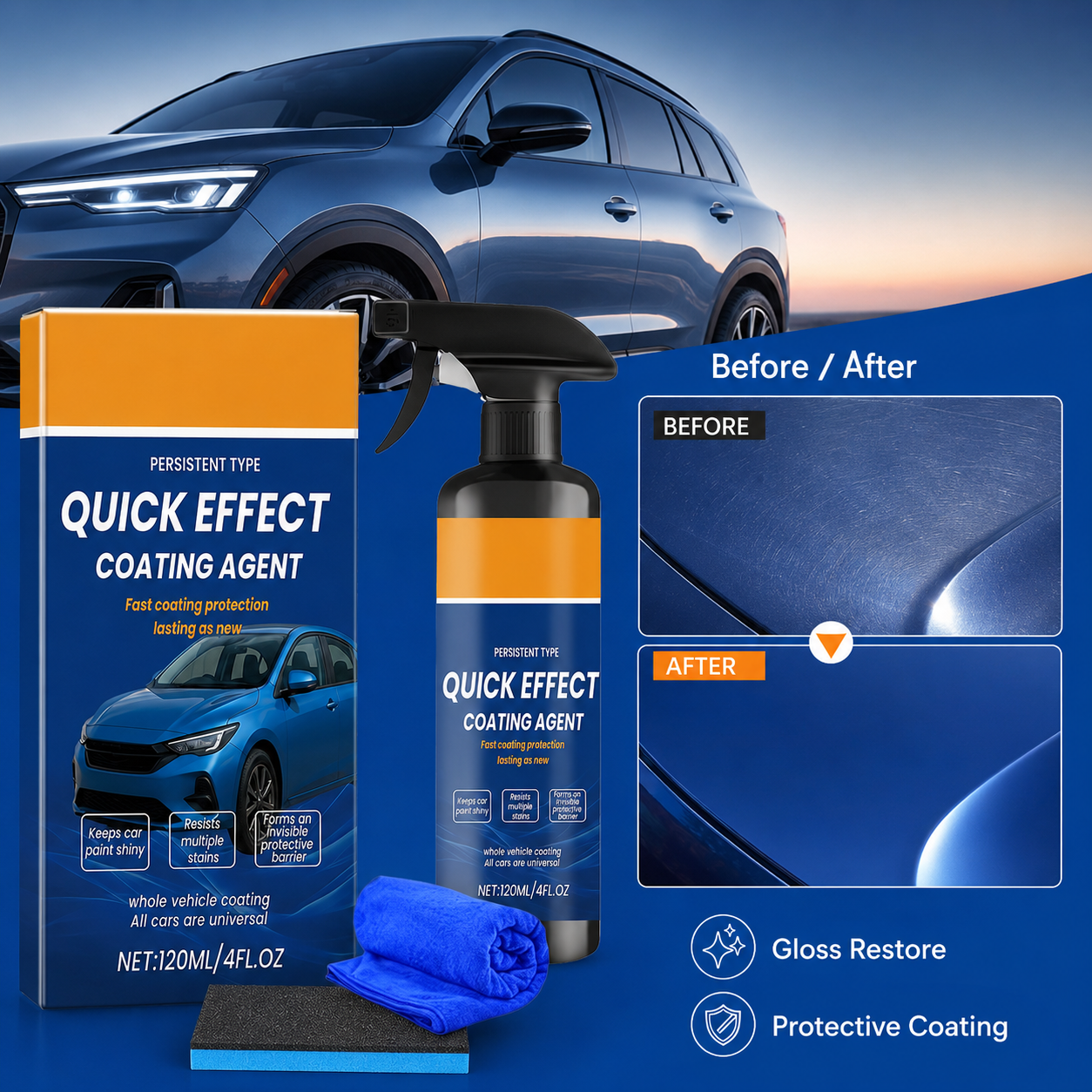 Car Coating Spray Quick Effect - Car Wax Ceramic Coating recension och pris