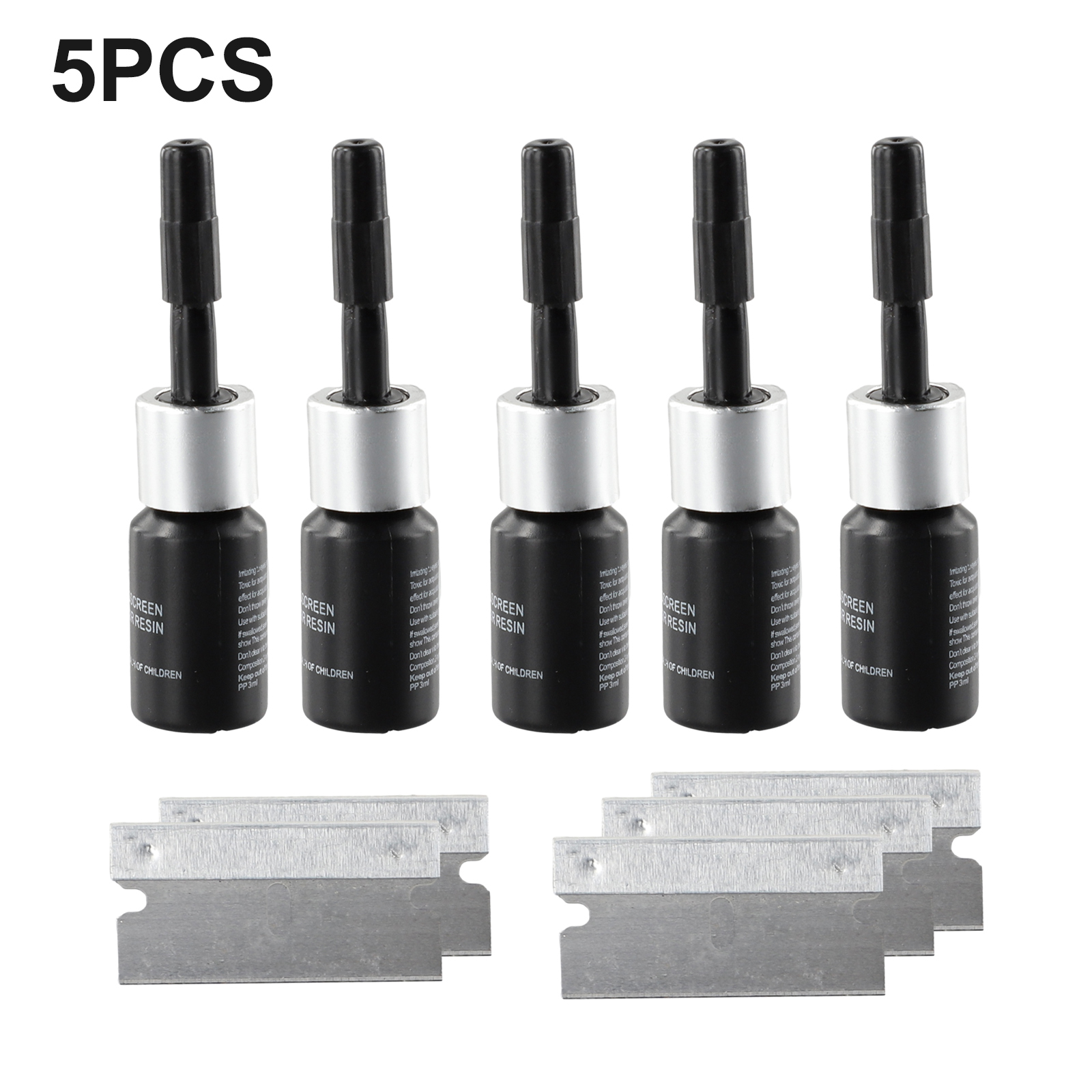 5PCS Automotive Glass Nano Rep - Glass Cleaner Streak recension och pris