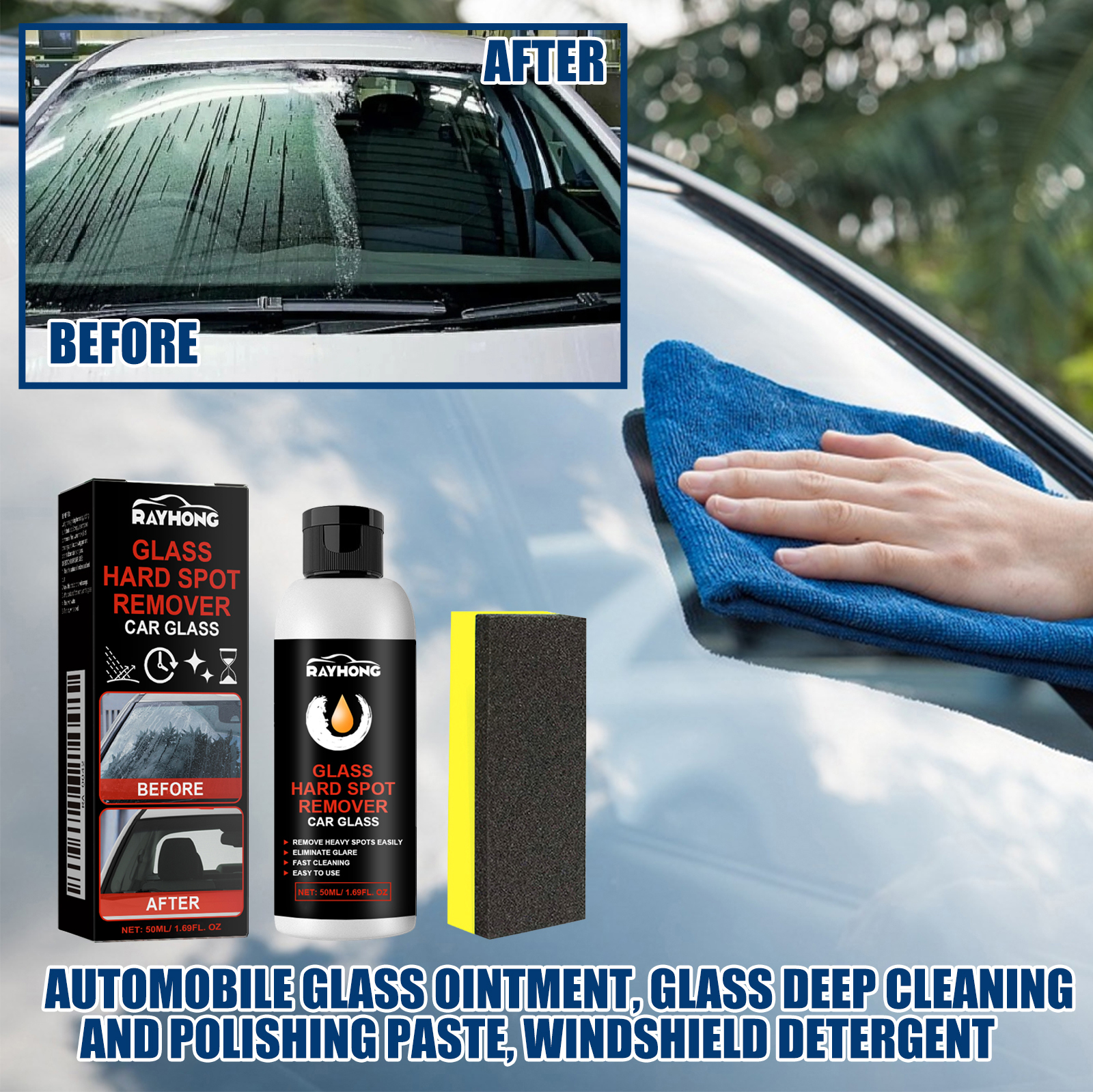 Car Glass Polishing Paste Wind - Car Shampoo Ph recension och pris