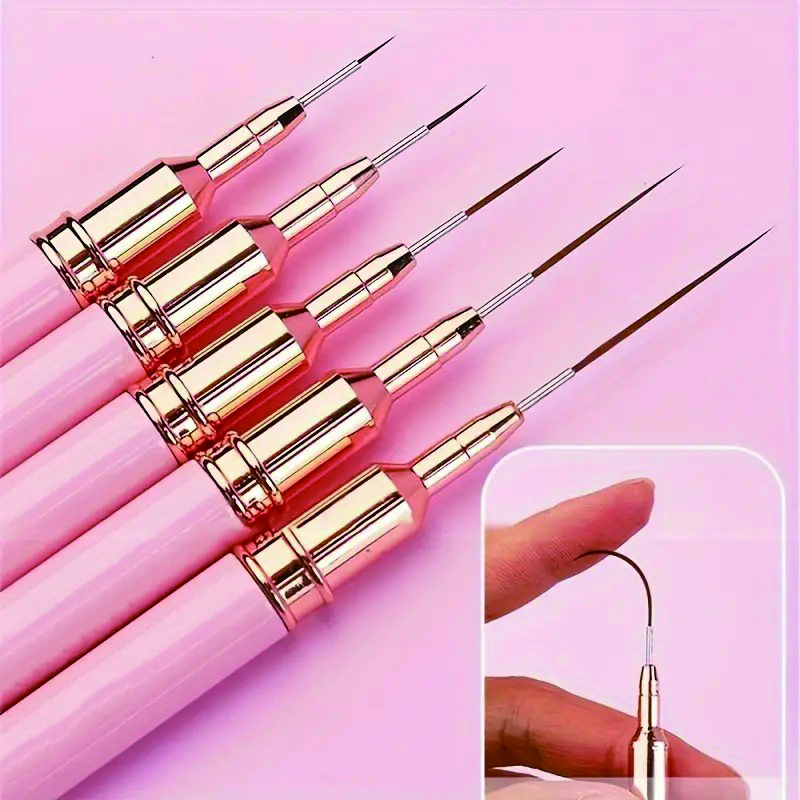 5-Piece Nail Art Pen Set, Ultr - Detailing Brush Set recension och pris