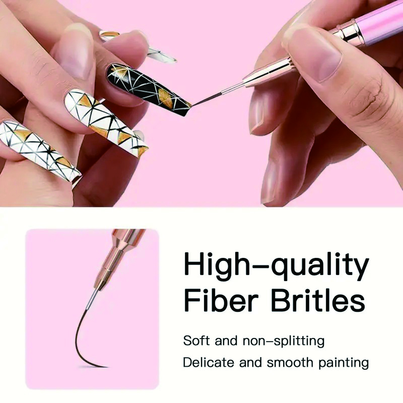 5-Piece Nail Art Pen Set, Ultr - Detailing Brush Set recension och pris